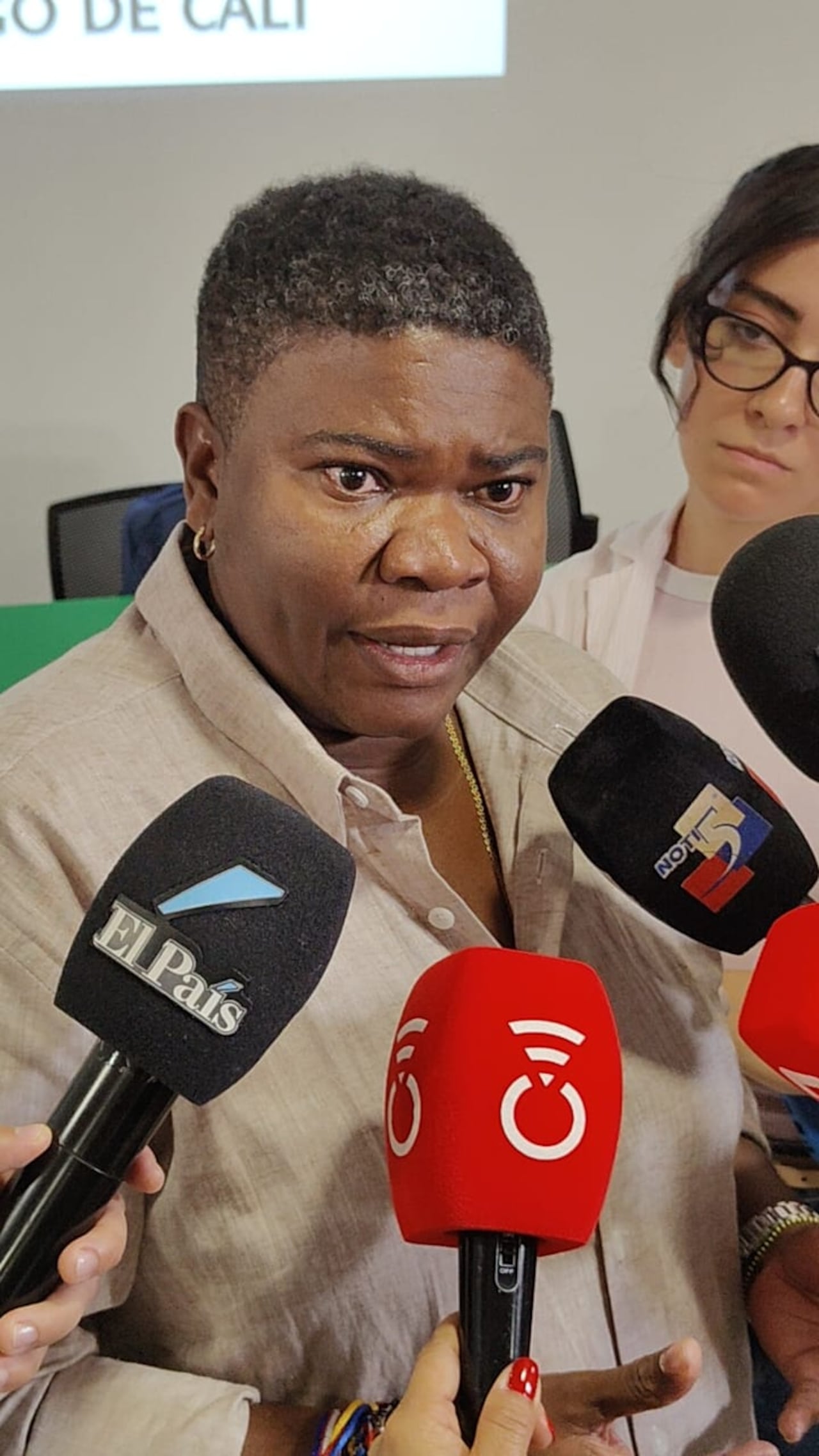 Johana Caicedo, secretaria de Bienestar Social.