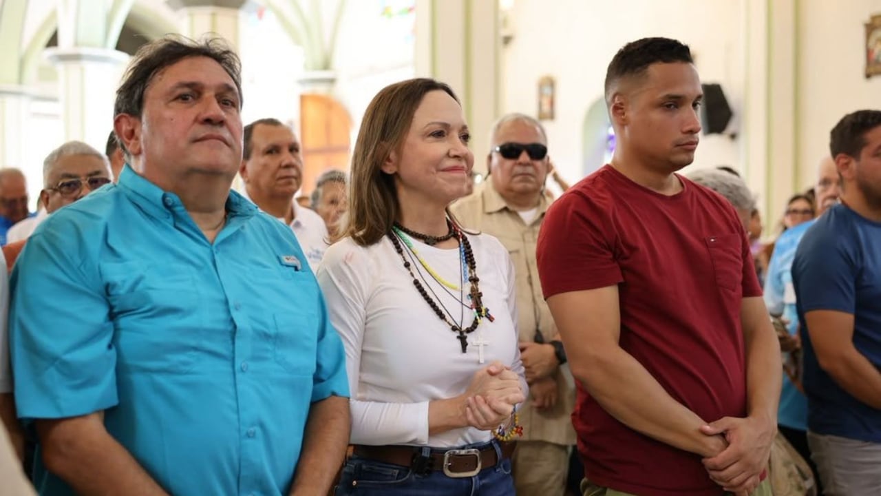 María Corina Machado en Venezuela.