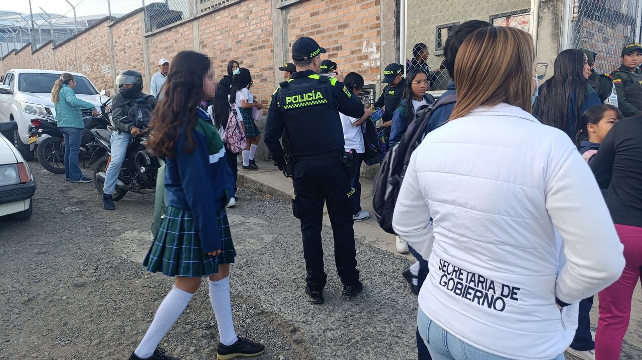 Controles policiales en colegios de Popayán