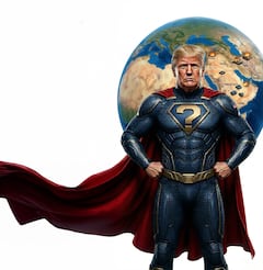 Los últimos anuncios en materia de política internacional apuntan a que en Donald Trump habita una imagen mesiánica.