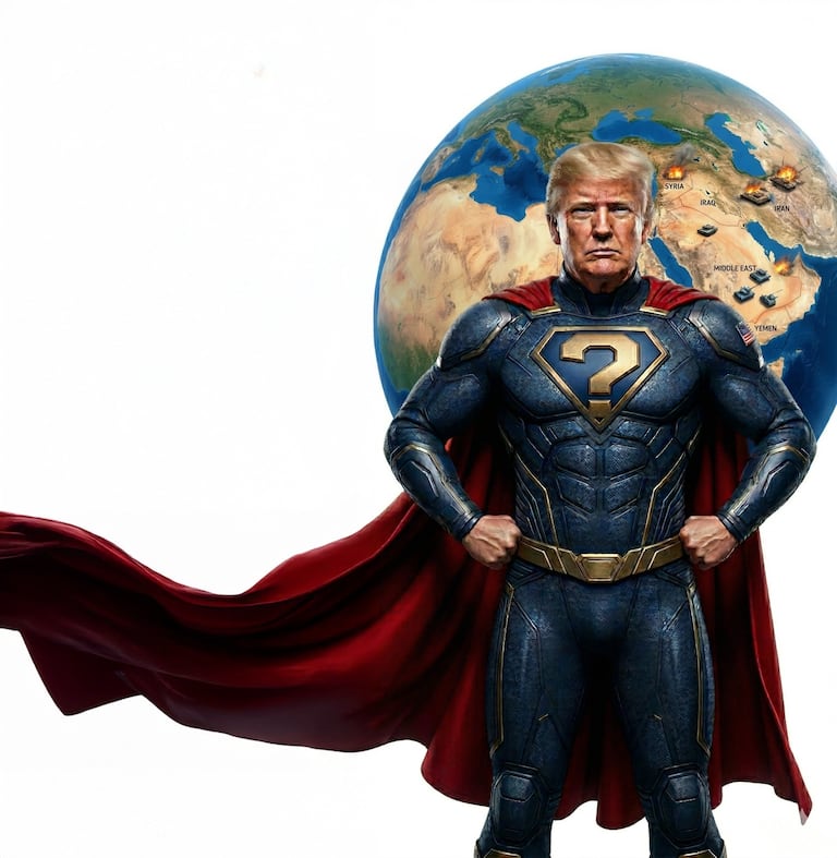 Los últimos anuncios en materia de política internacional apuntan a que en Donald Trump habita una imagen mesiánica.