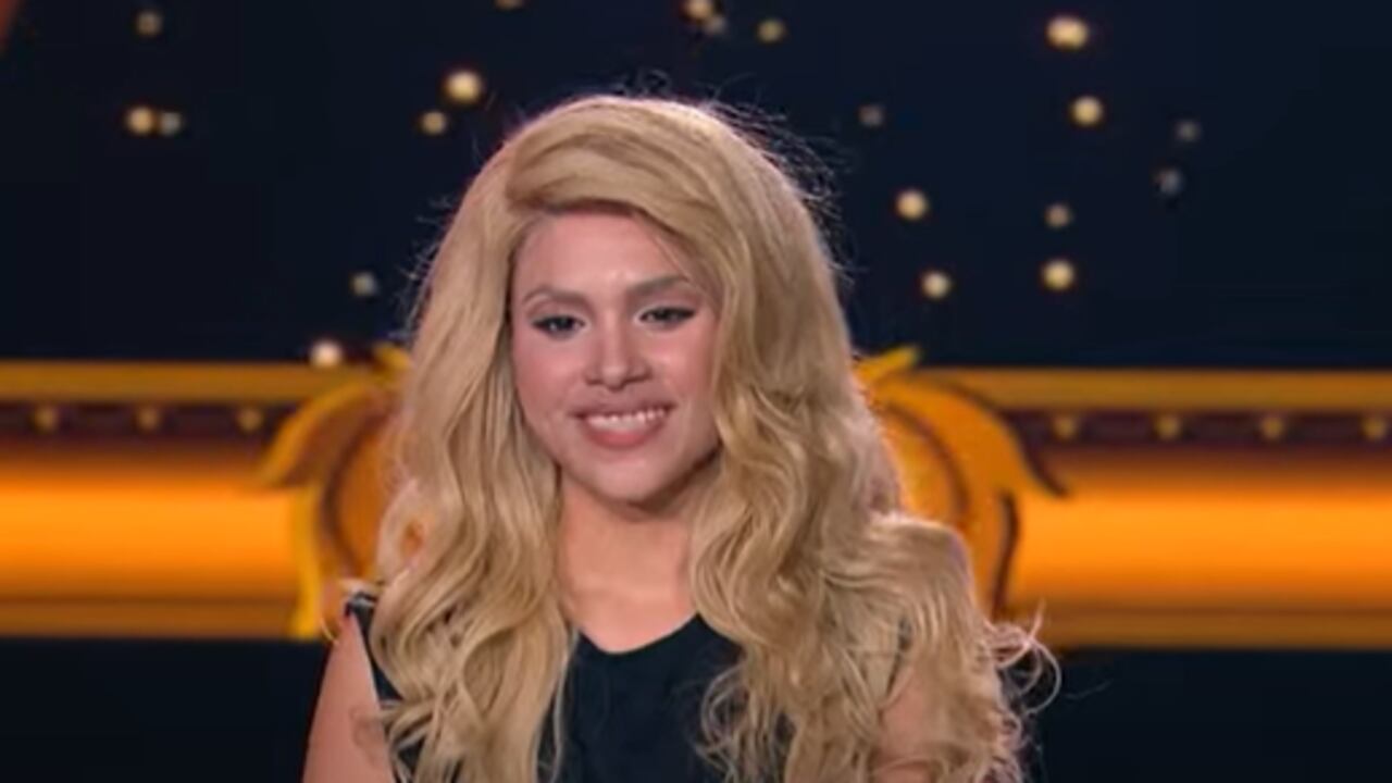 Shakira de Yo Me Llamo no logró sorprender a los jurados con su presentación de este lunes.