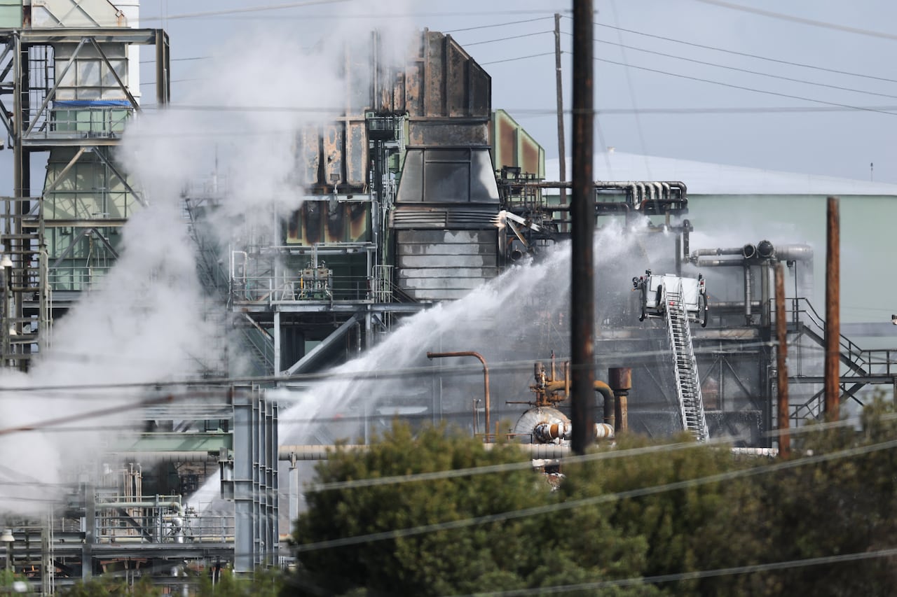 Las operaciones de Chevron continúan en Venezuela ya que la compañía ha estado enviando petróleo incluso cuando la administración Trump lanzó un bloqueo marítimo parcial.(Photo by Patrick T. Fallon / AFP)