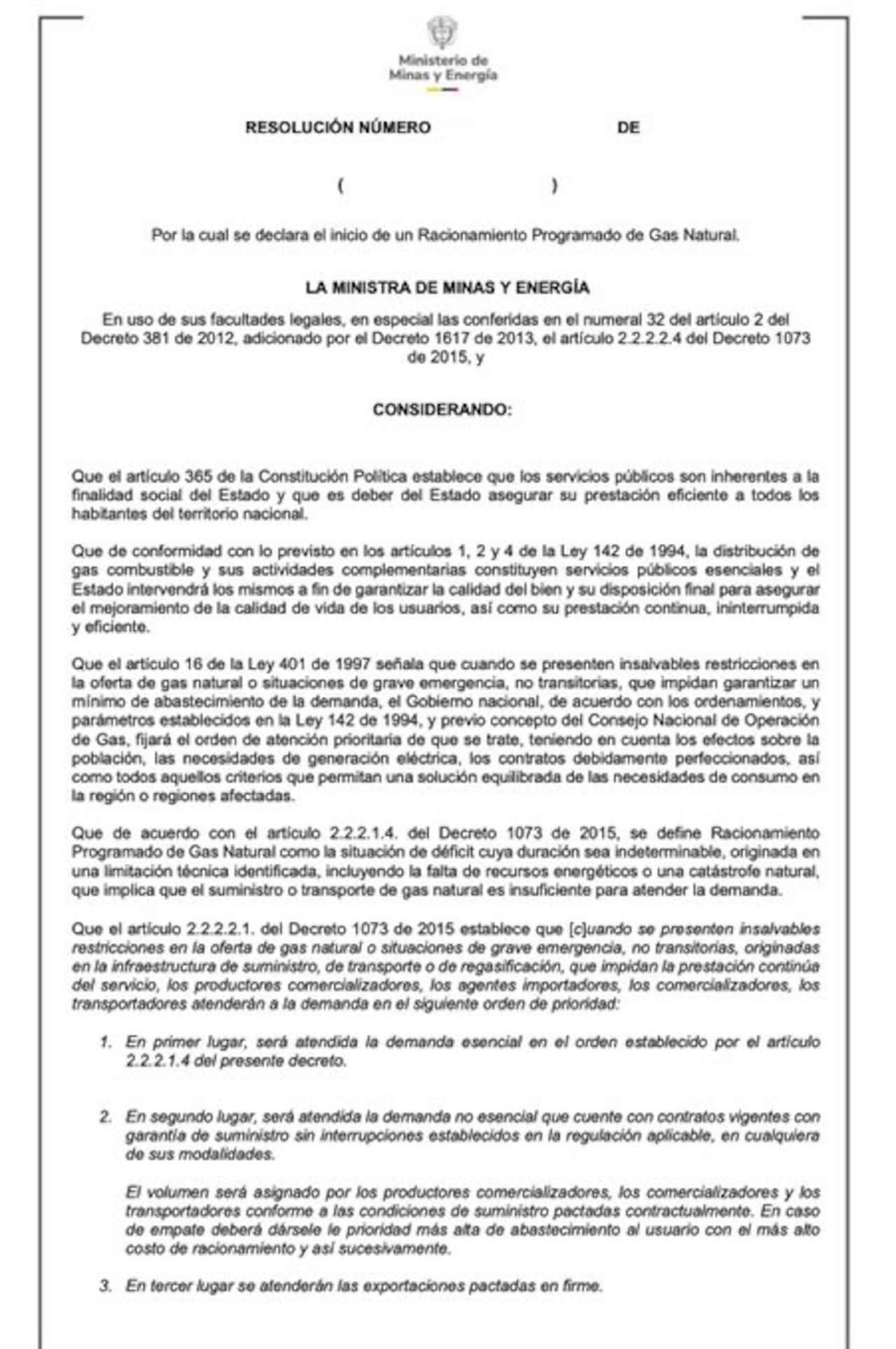 Gas en Colombia