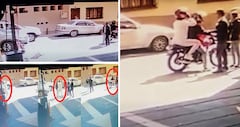 Aida Merlano el día de la fuga. Aquí, cuando abordó una moto.