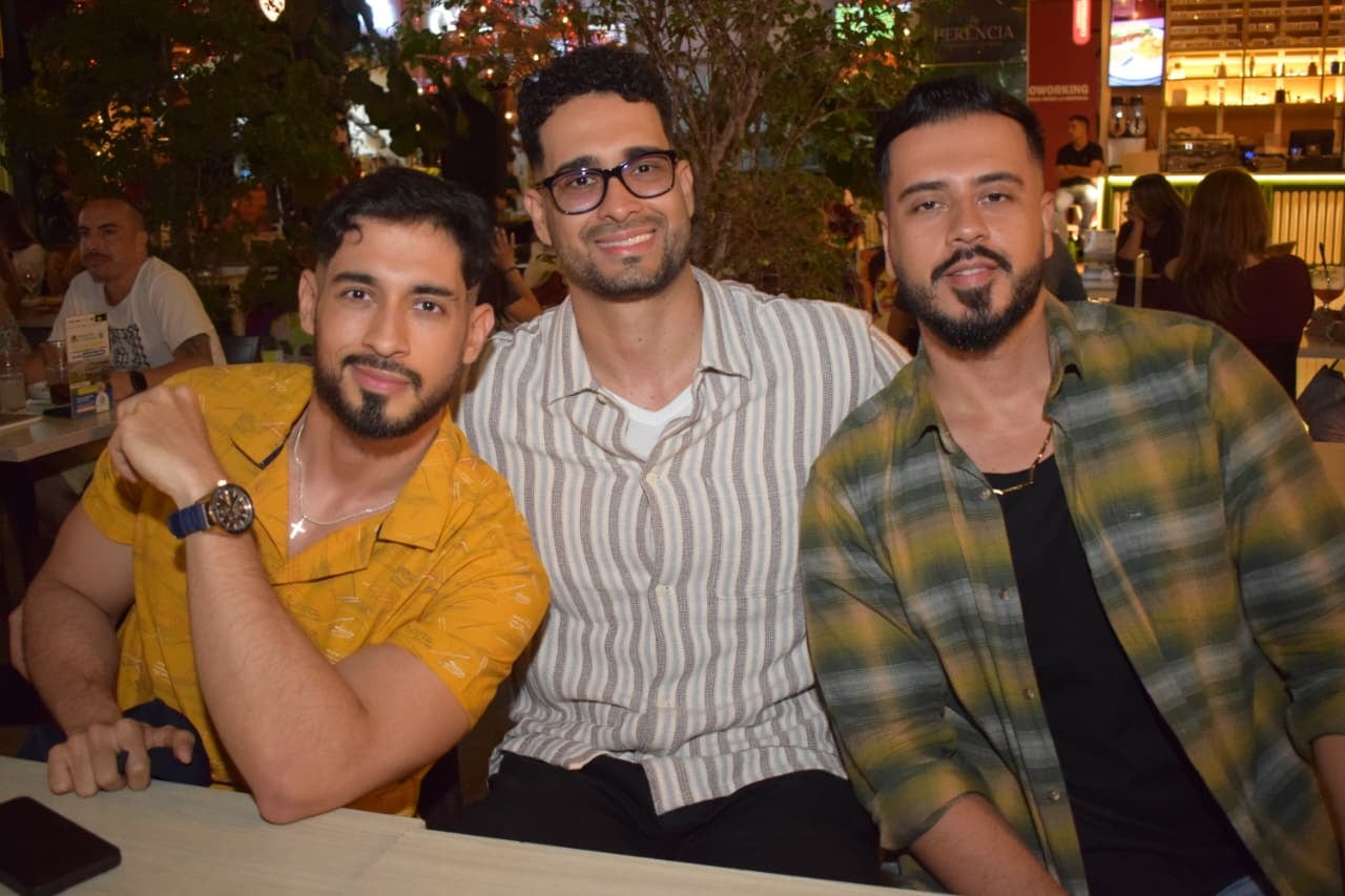 Daniel Felipe Quintero, Christian Quintero y David Quintero.