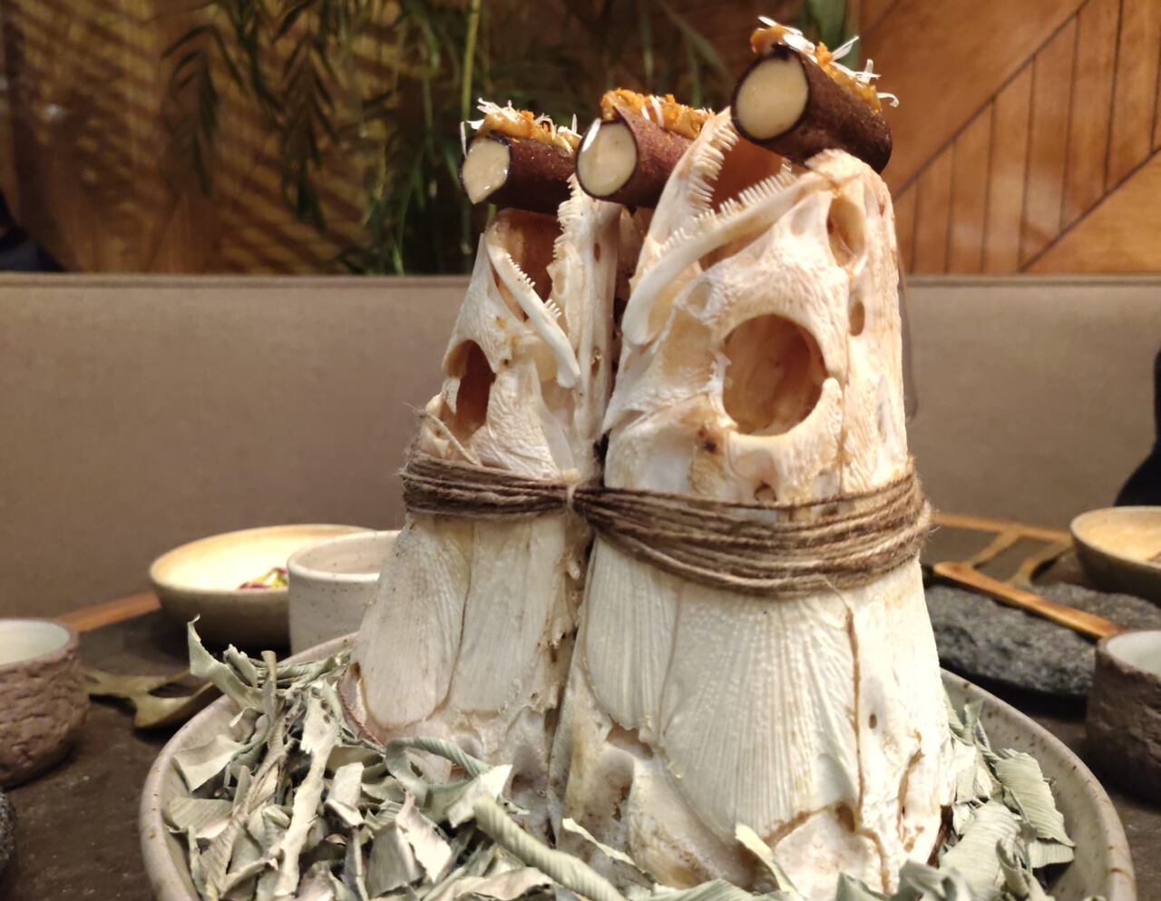 Cena en el restaurante Maya de Perú.