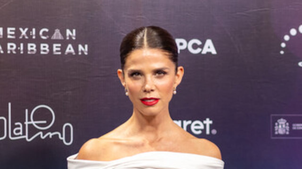 Juana Acosta estuvo presente en los Premios Platino, en Xcaret, México.