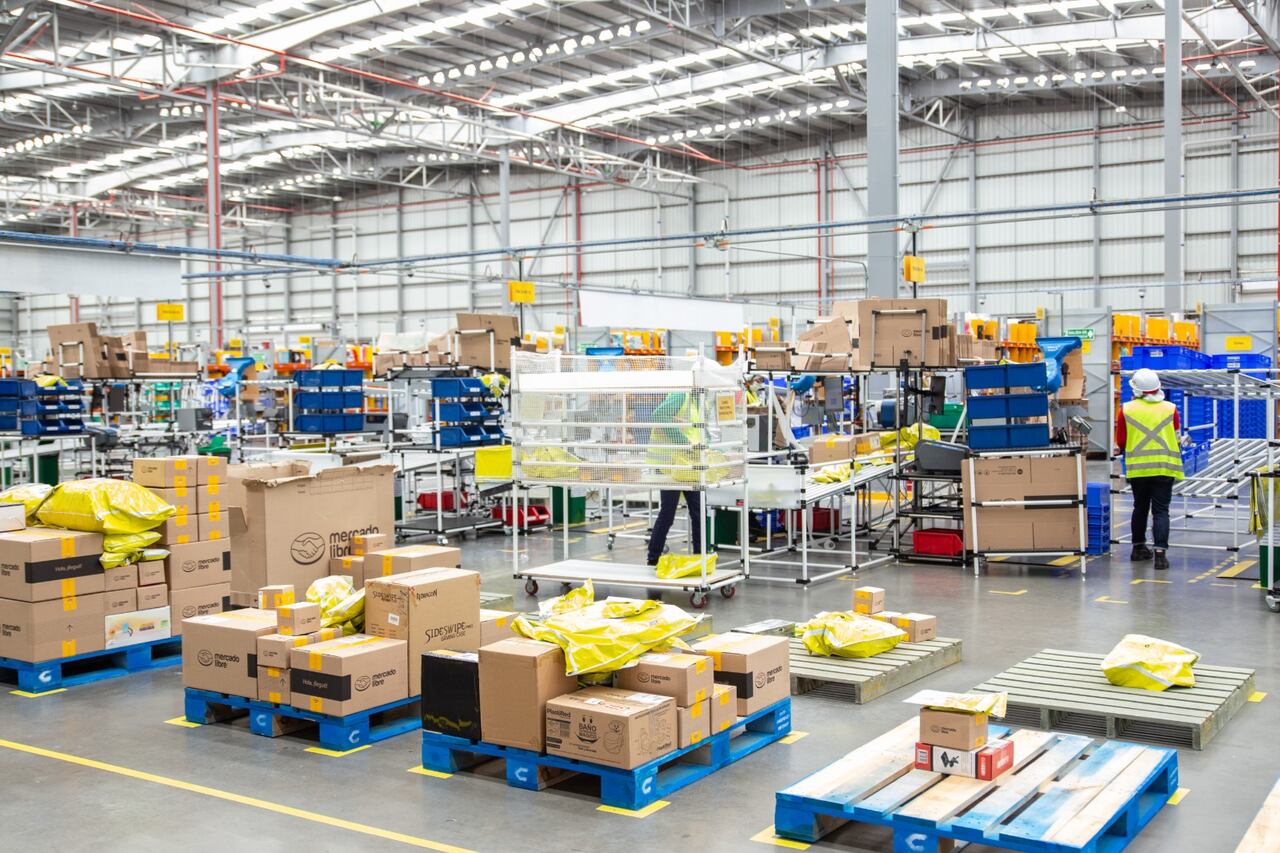 La red logística de Mercado Libre está catalogada como la más rápida del país.