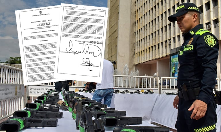 El Gobierno de Abelardo de la Espriella levantó la suspensión general de los permisos para el porte de armas de fuego en Colombia.