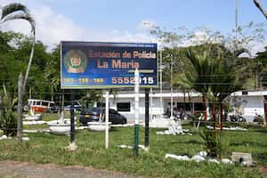 Cali: Estación de Policía La María en Pance Cali. foto José L Guzmán. El País
