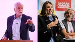 Enrique Peñalosa, Paloma Valencia y Juan Daniel Ovideo