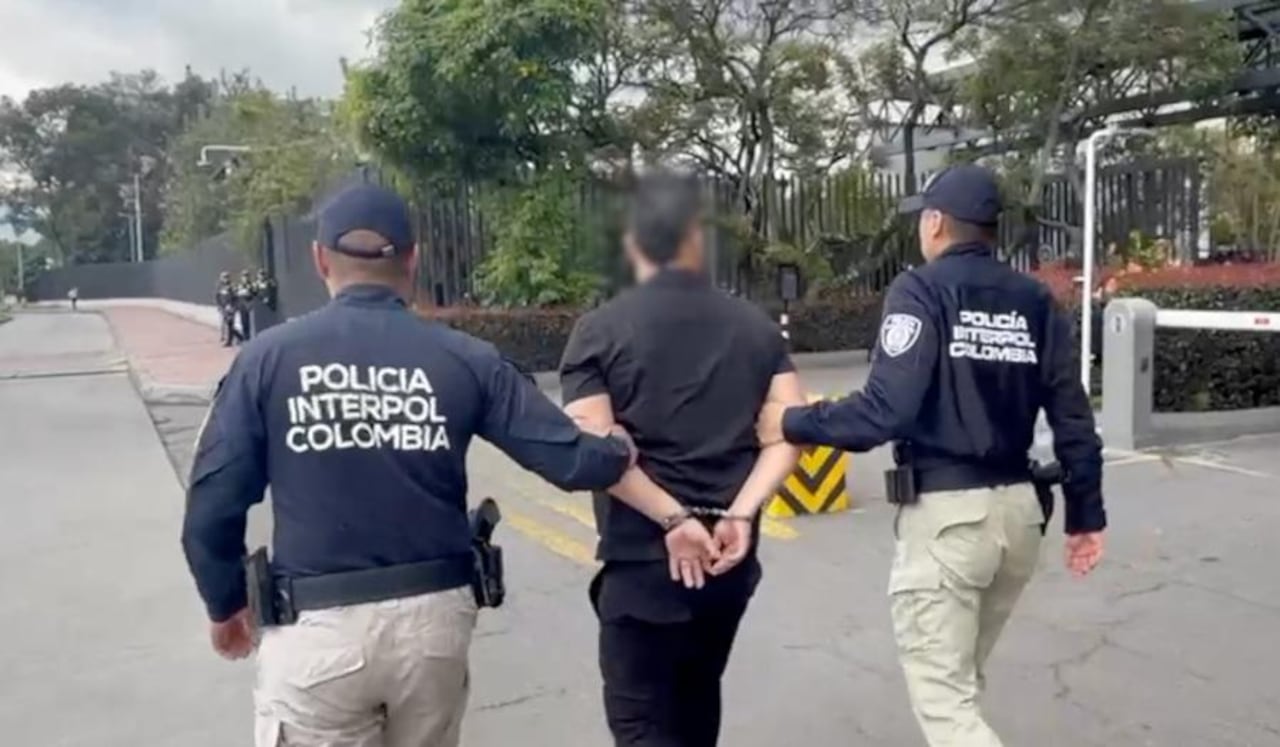 El capturado tenía vigente una circular roja de Interpol.