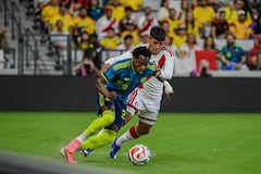 Partido amistoso entre las selecciones de Colombia y Perú en Miami.