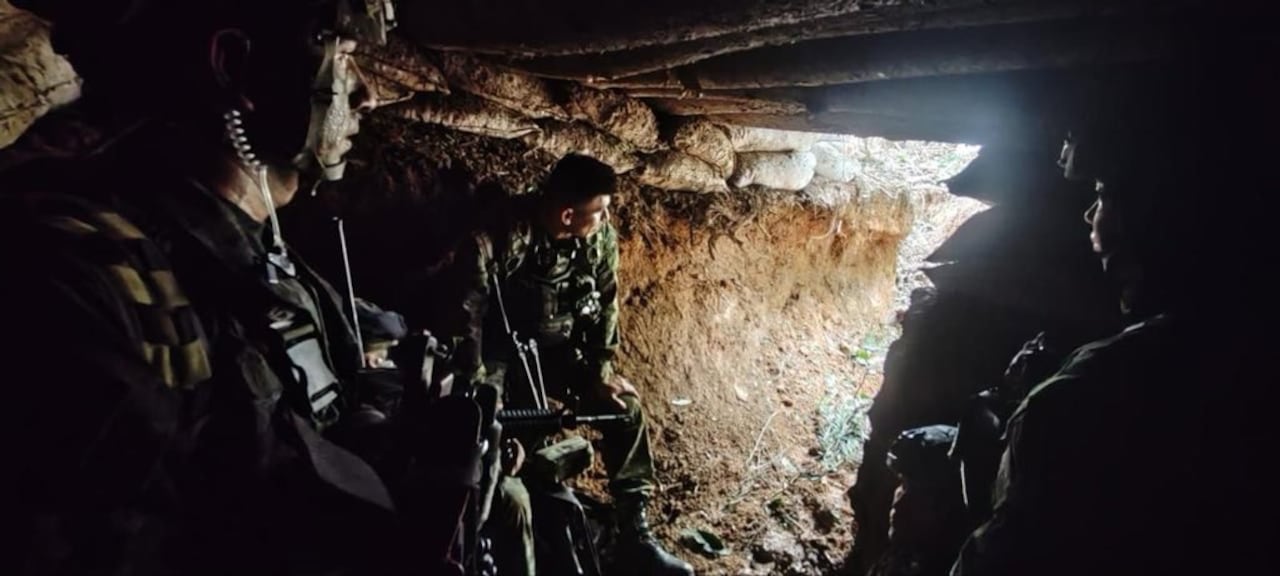 Uniformados durante la operación Beta en el Catatumbo.