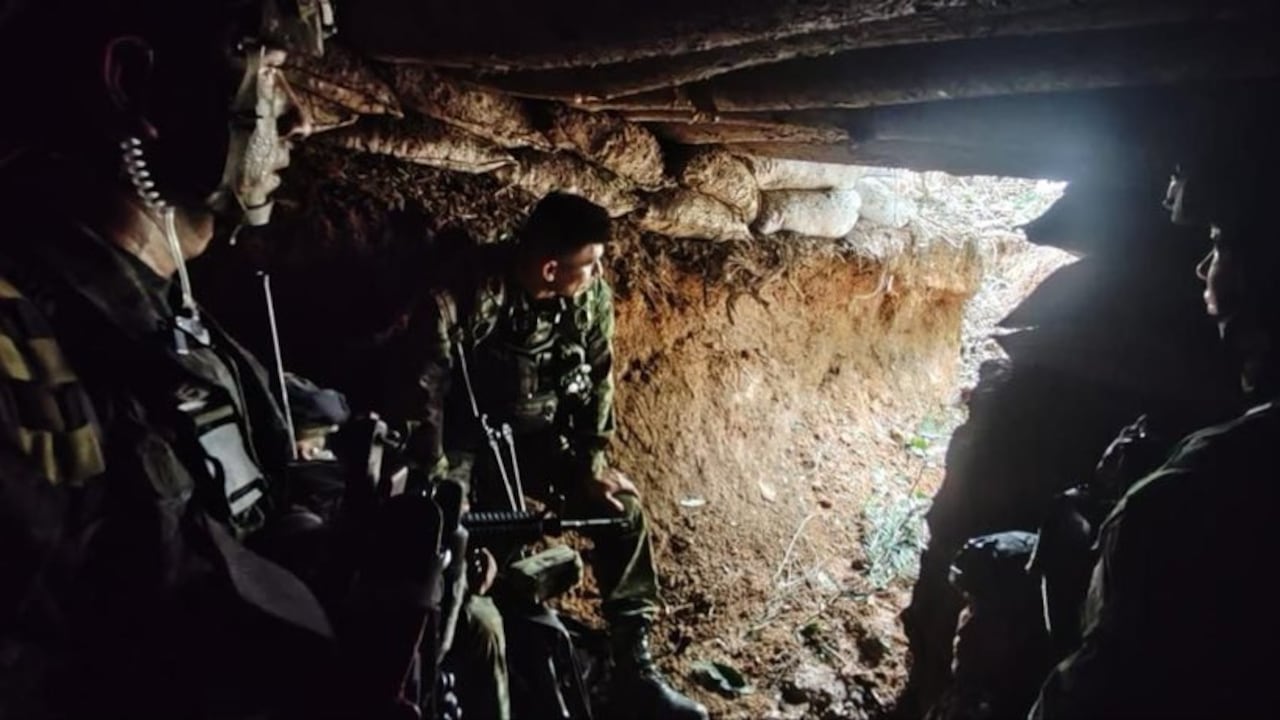 Uniformados durante la operación Beta en el Catatumbo.