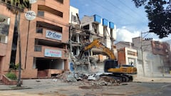 Demolición edificios en el barrio Los Cámbulos