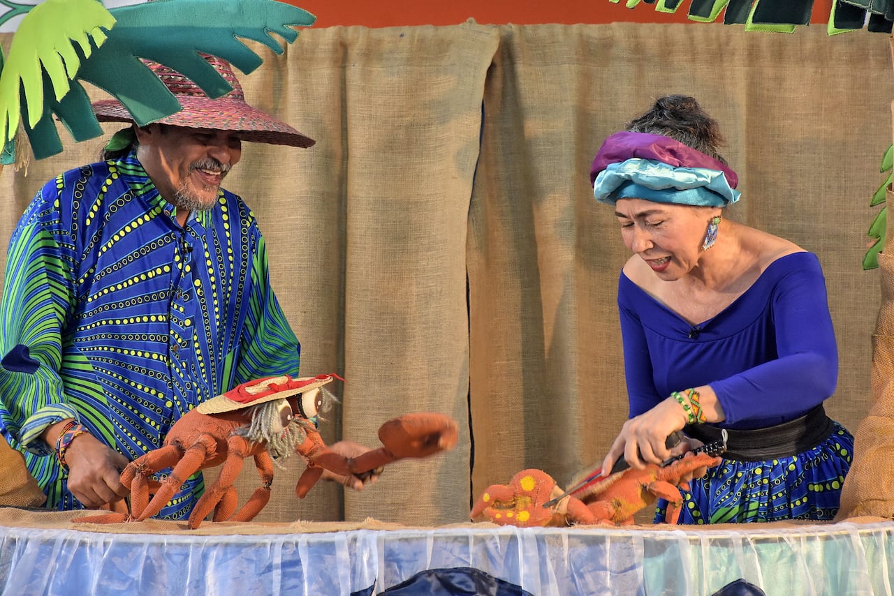 En el Corregimiento Montebello Zona Rural de Cali, La versión 22 del Festival Internacional de Títeres, esta presentación a cargo del grupo Pequeño Teatro de los Muñecos de la ciudad de Cali, hizo disfrutar a grandes y chicos con la obra El Muchaspatas.