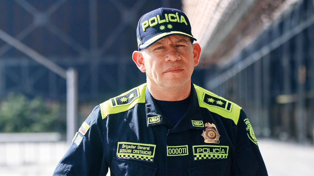 Giovanni Cristancho, comandante de la Policía.