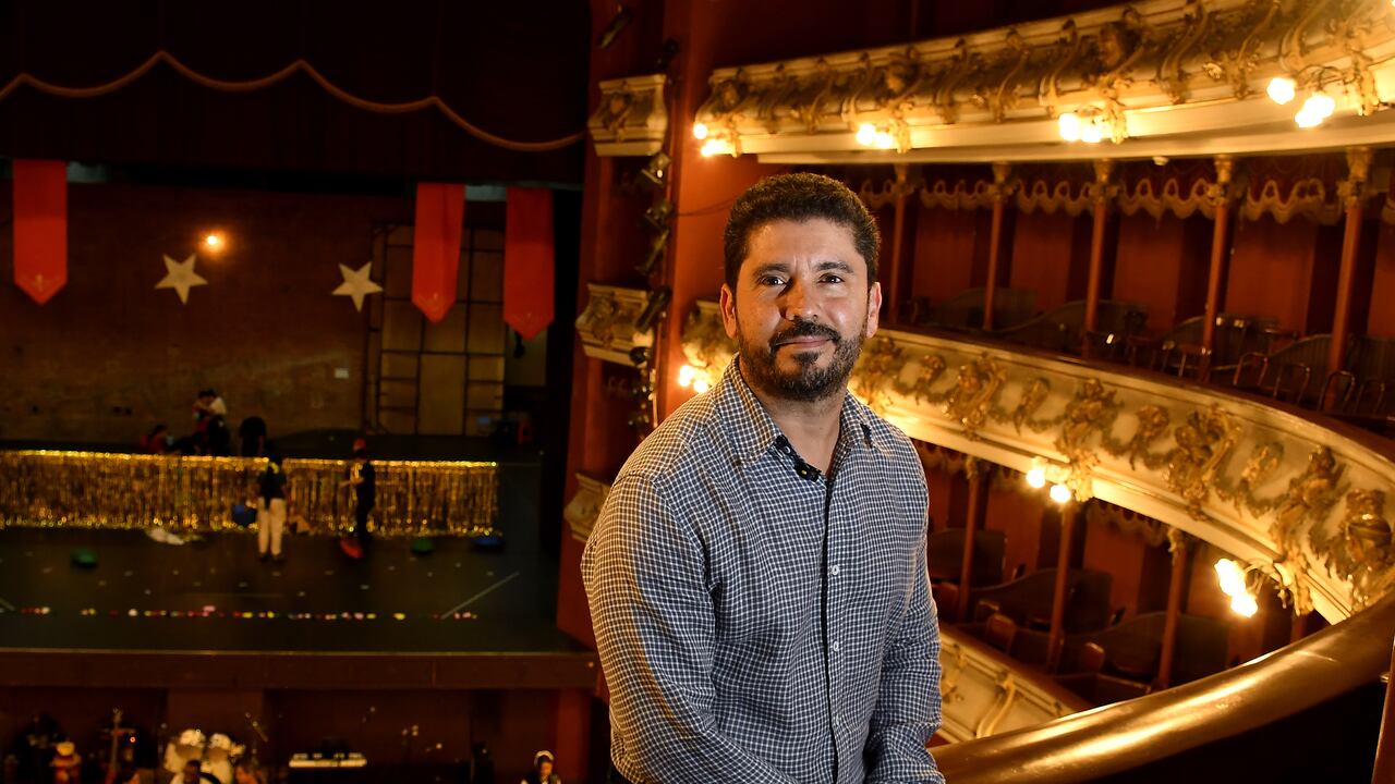 Jaime Tenorio, Nuevo director del Teatro Municipal de Cali. Fotos Raúl Palacios / El País.