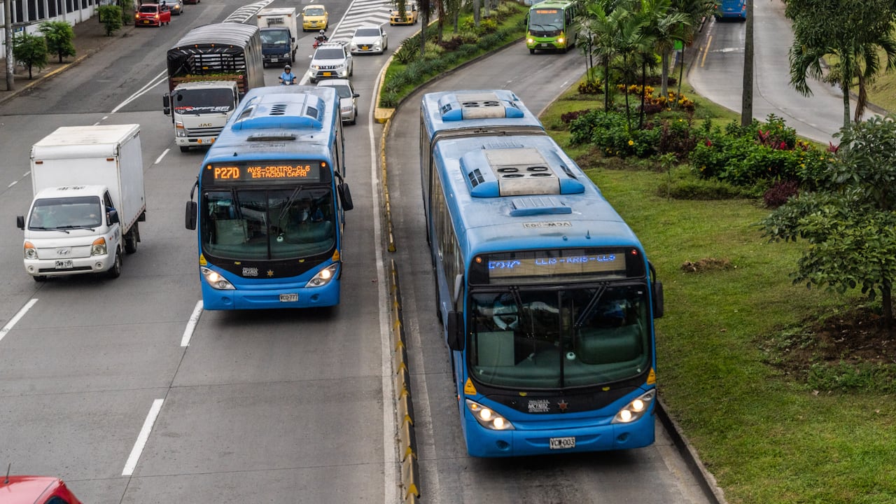 Masivo Integrado de Occidente Sistema de Transporte buses de Cali.