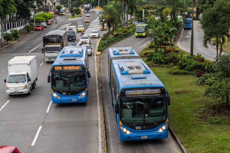 Masivo Integrado de Occidente Sistema de Transporte buses de Cali.