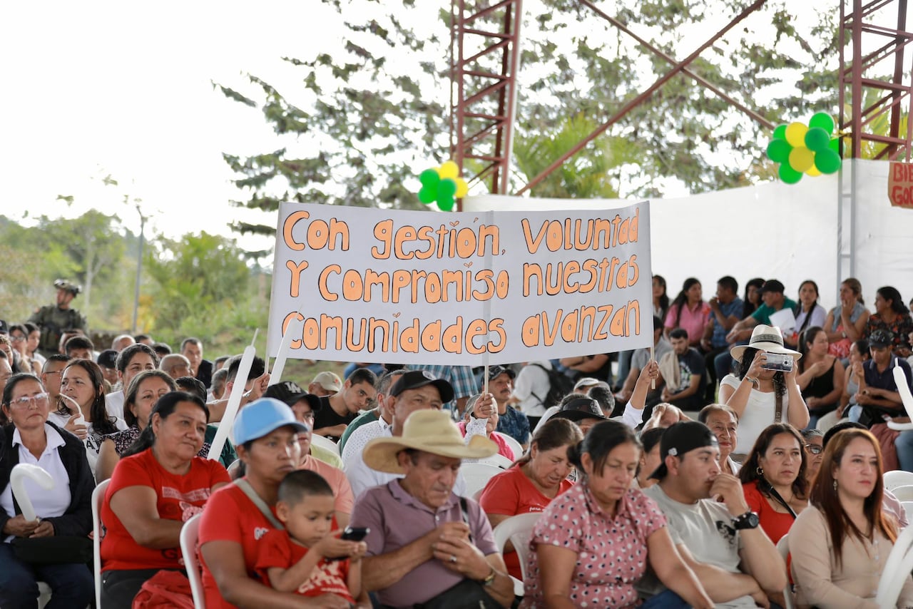 Las comunidades del departamento esperan que se cumplan las promesas de inversión para detener la guerra.