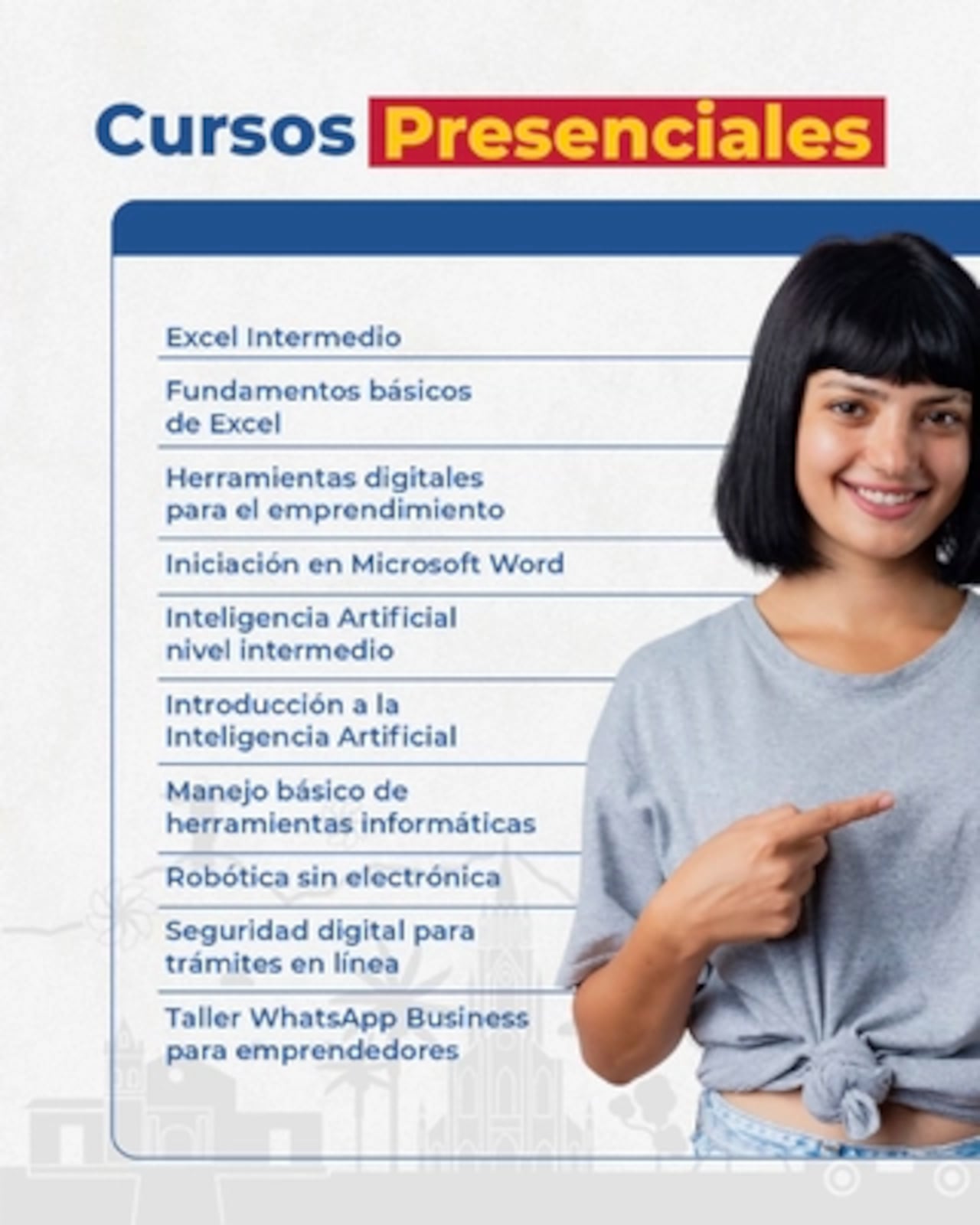 En esta nueva etapa se ofrecerán 20 cursos gratuitos, distribuidos entre 10 programas en modalidad virtual y 10 presenciales.
