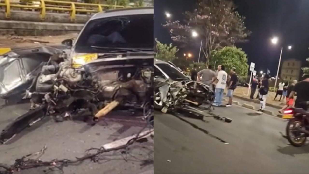 El accidente ocurrió hacia la 1:30 a. m. y quedó registrado en videos que circularon en redes sociales. El hecho se conoce luego de un fin de semana que dejó cinco personas muertas en siniestros viales en Cali.