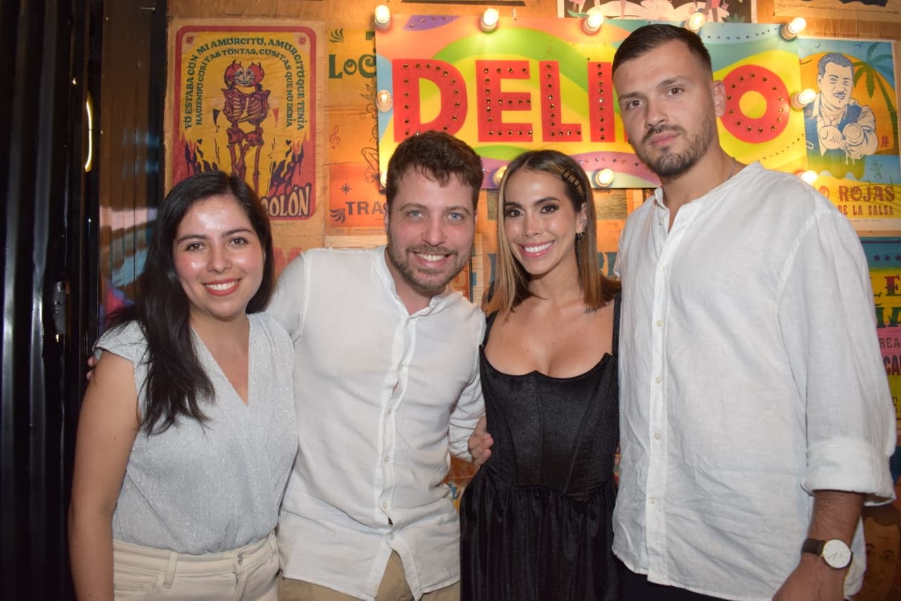 Laura Becerra, Antonio Mambrini, Catalina Plata y Bapiste Petit.