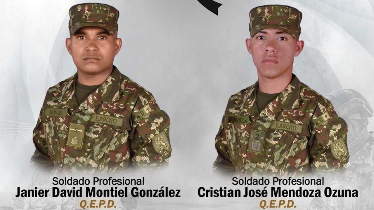 Soldados asesinados en Antioquia