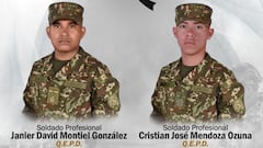Soldados asesinados en Antioquia