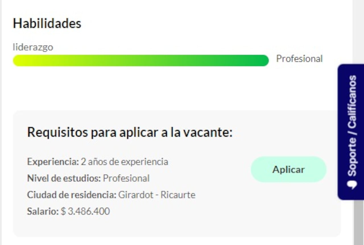 Aplique a la vacante de Colsubsidio