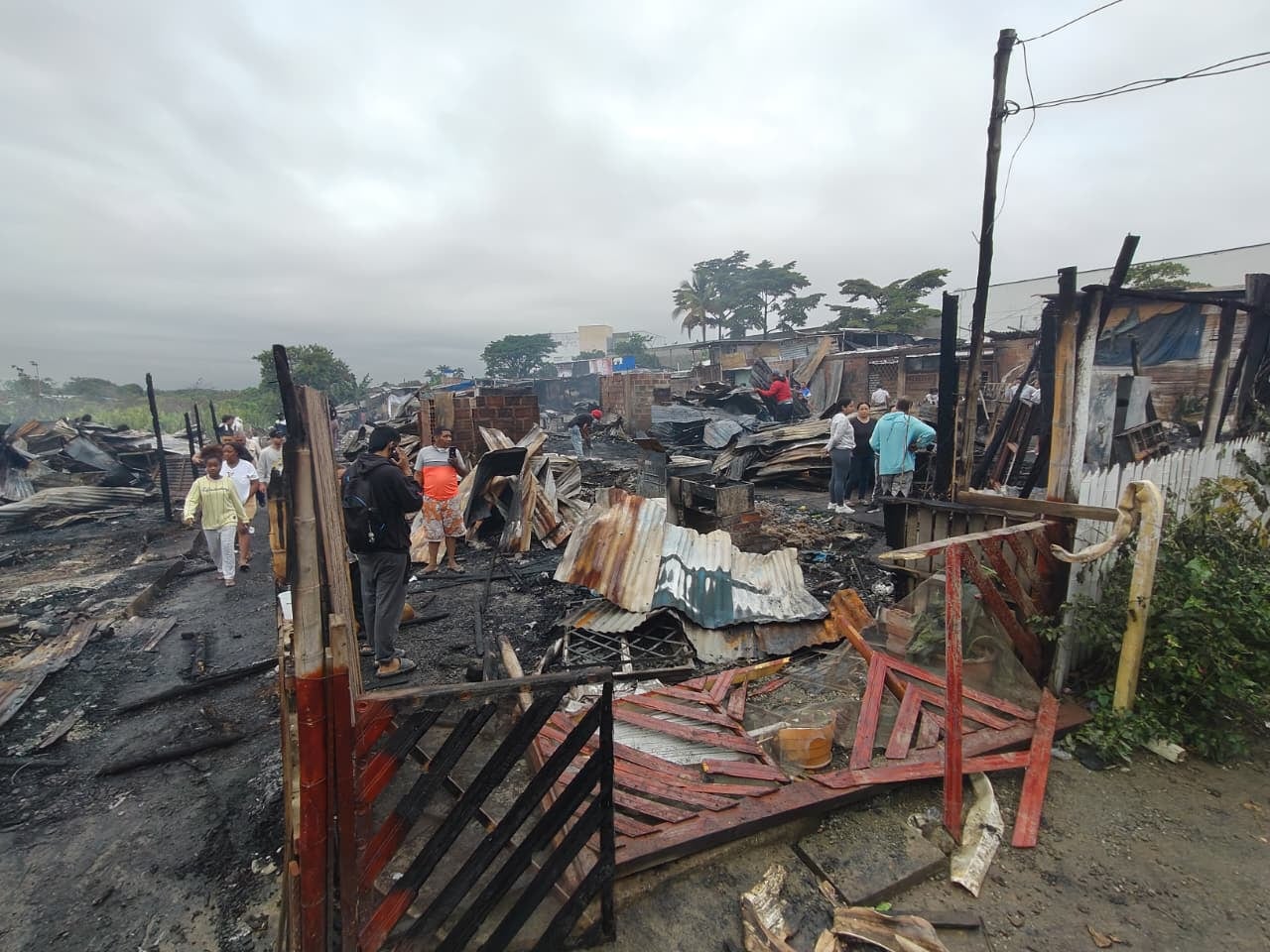 Incendio en Agua Blanca