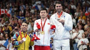 Nelson Crispín Corzo ganó medalla de plata en la prueba de 50M mariposa S6 en los Juegos Paralímpicos París 2024.