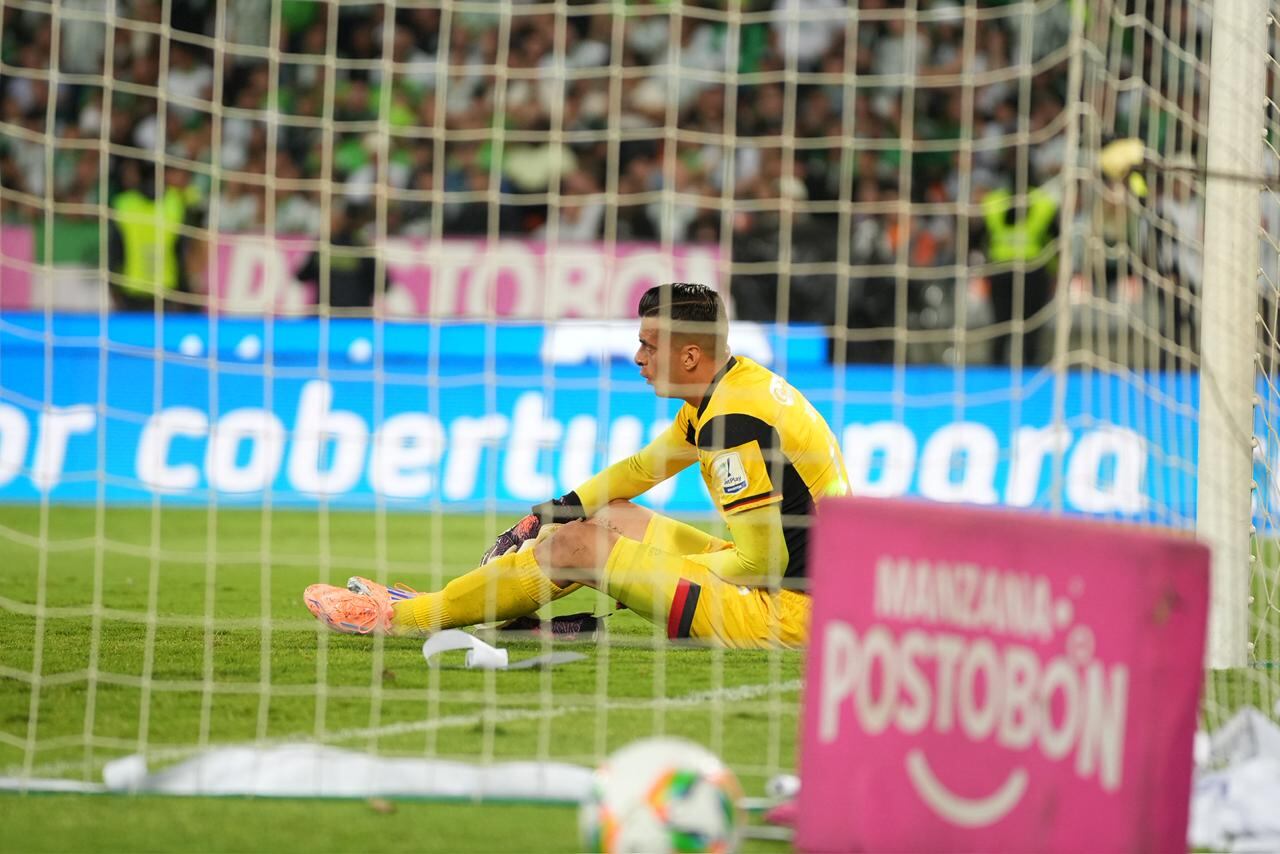 Imagen del partido entre Atlético Nacional y América de Cali por la fecha 1 del Grupo A de los cuadrangulares semifinales del segundo semestre de la Liga Colombiana 2025.