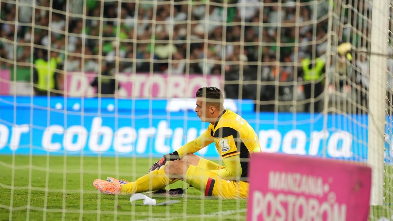 Imagen del partido entre Atlético Nacional y América de Cali por la fecha 1 del Grupo A de los cuadrangulares semifinales del segundo semestre de la Liga Colombiana 2025.