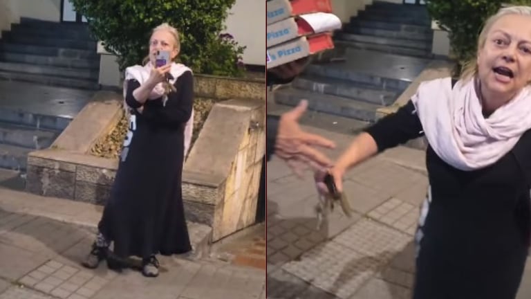 El hecho ocurrió en plena vía pública y quedó registrado en un video que se viralizó en redes sociales.