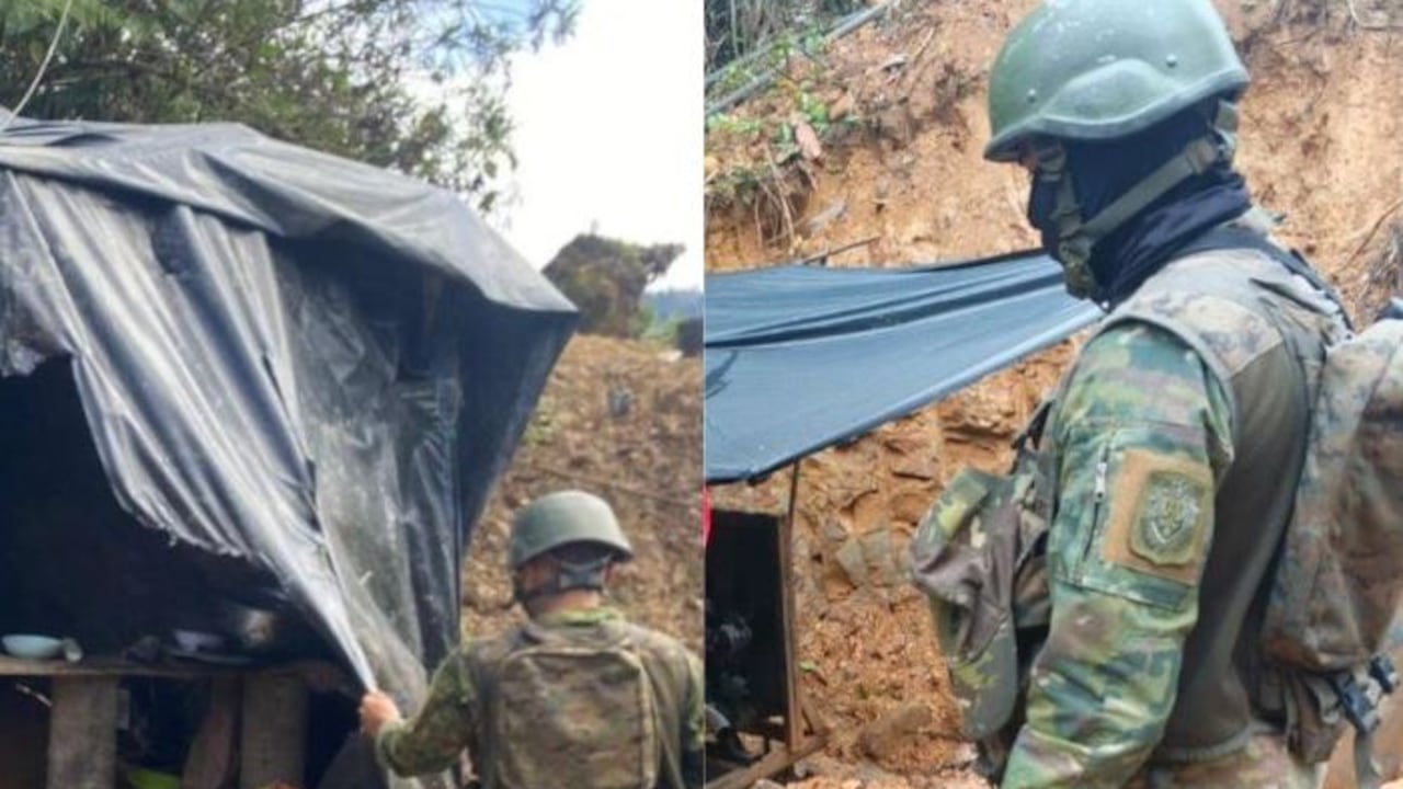 Un campamento de minería ilegal fue inhabilitado en el sector Mina Olivo, en la provincia de Imbabura