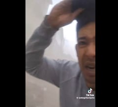 Vivienda se desploma en Venezuela ante terremoto.