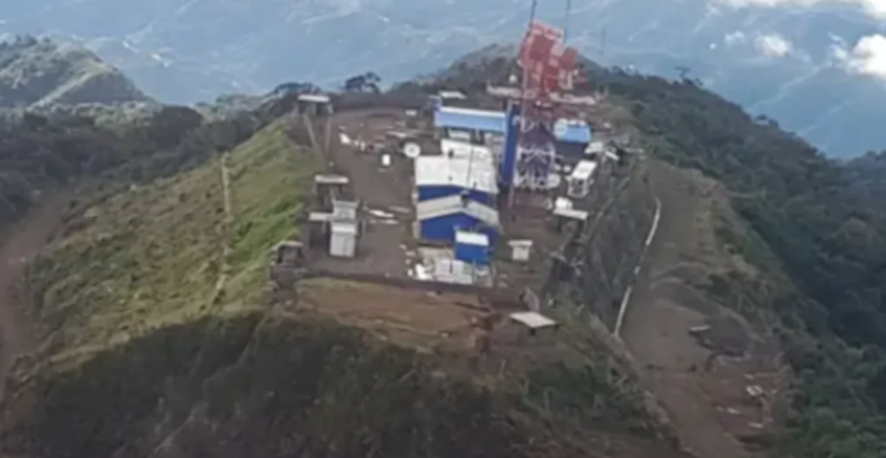 Cerro Santa Ana, en El Tambo, Cauca.