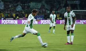 Tomás Ángel, delantero de Atlético Nacional.