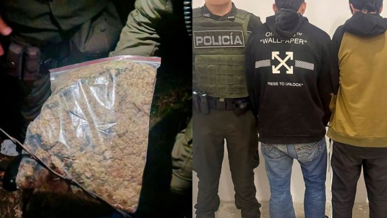 Durante patrullajes en el sector Mi Bohío, uniformados detectaron a dos sujetos sospechosos en motocicleta que intentaron huir al ser requisados.