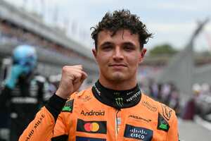Lando Norris logra la primera pole position del año(Photo by Saeed KHAN / AFP)