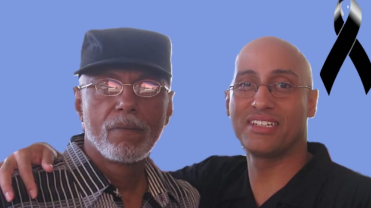 José Lebrón y su hijo Adrián