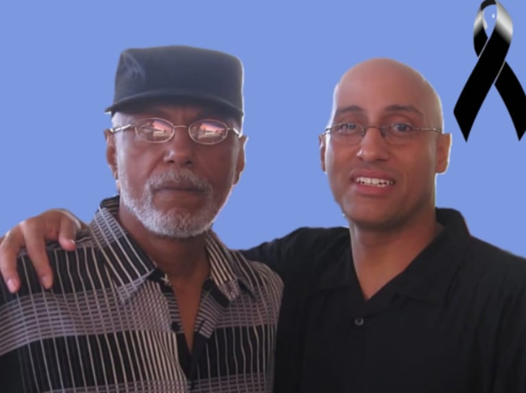 José Lebrón y su hijo Adrián