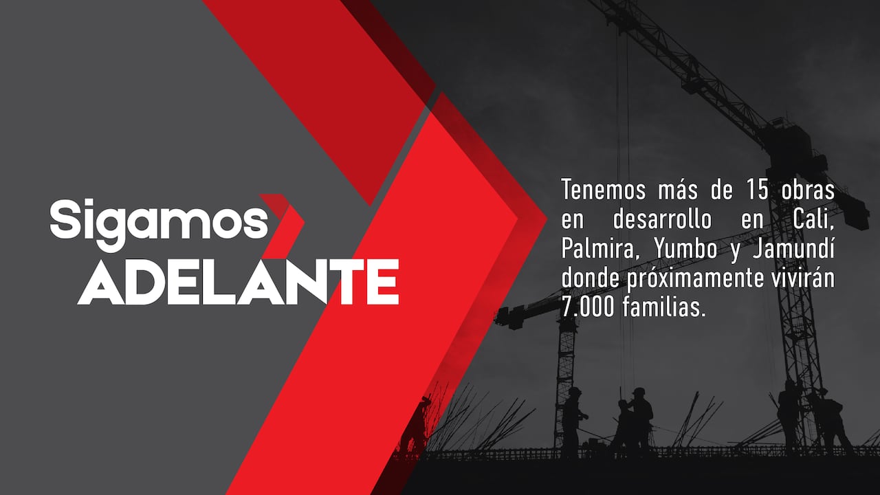 La campaña ‘Sigamos Adelante’ de la Constructora Jaramillo Mora cuenta con cinco bloques de acción: ventas, obras, sostenibilidad, empleo y portafolio.