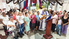Imágenes de la parroquia San José Obrero, en el barrio El Poblado, oriente de Cali, desde donde El País transmitió el primer día de la novena navideña 2025