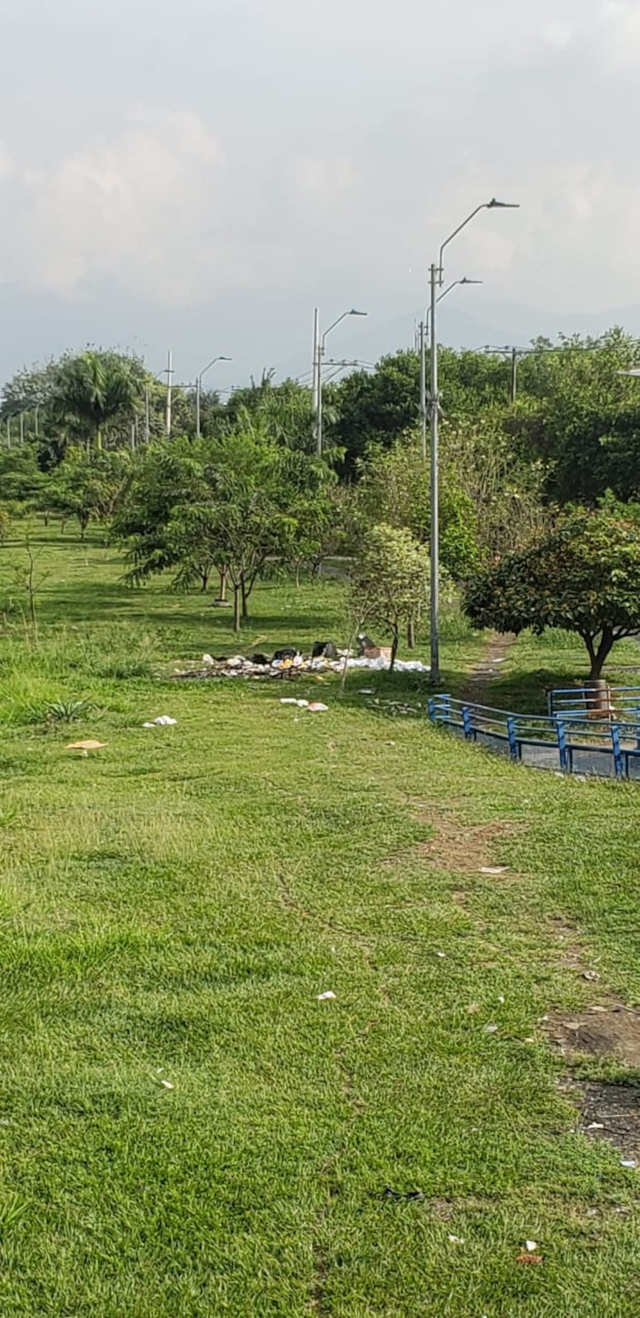 Residentes señalan que el espacio ubicado sobre y debajo del puente permanece con acumulación de residuos y ocupación por habitantes de calle.