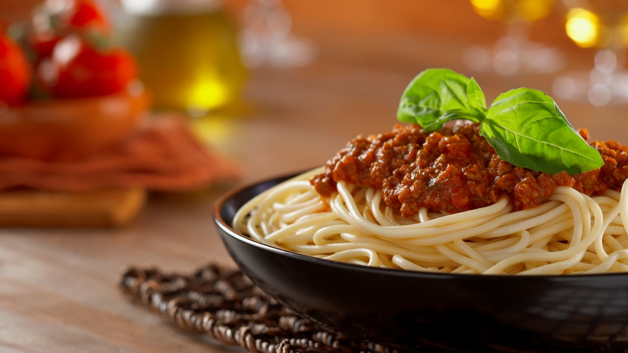 La pasta es un alimento con fibra.